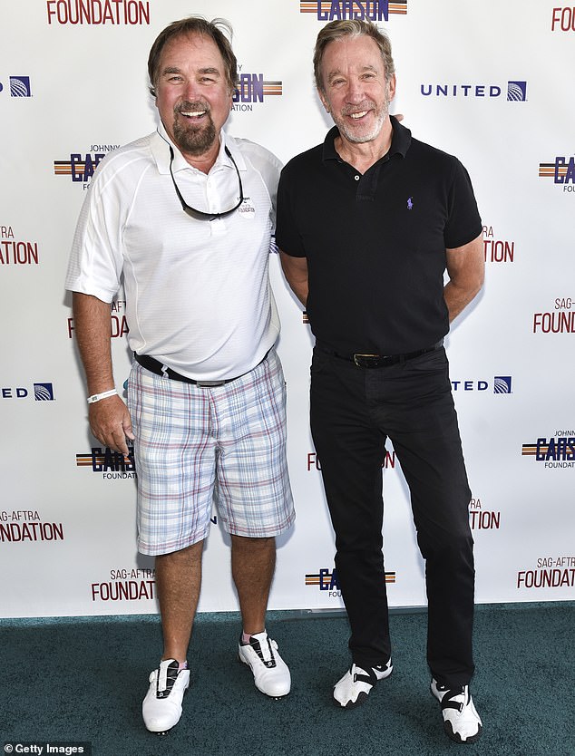 Karn later hosted Family Feud from 2002 to 2006, reuniting with Tim Allen in 2021 on the home repair competition Assembly Required, then in 2022 on the tool-themed series More Power; photographed in 2017 in Burbank, California.