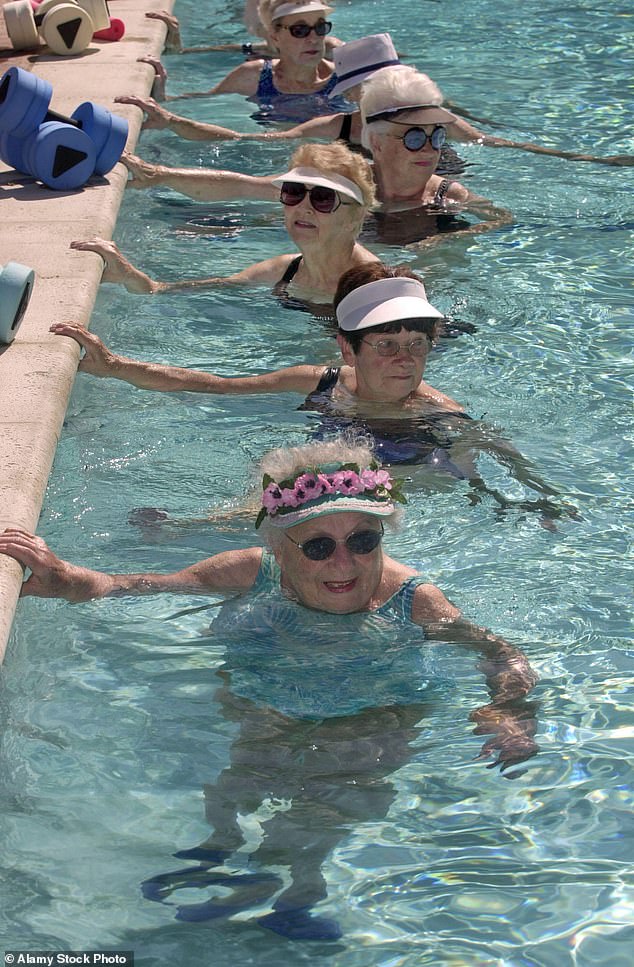 Rossmoor's transformation from a conservative retirement haven to a politically diverse community reflects California's leftward shift in recent decades (Pictured: The Rossmoor community of Walnut Creek, California)