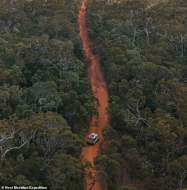 Mathilde and Nick have found a ready-made support network of Land Rover Defender fans around the world. Here they are photographed on the Old Telegraph Track in Cape York, Australia.