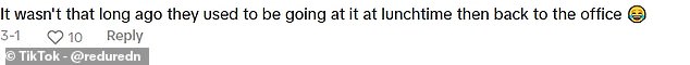 Red's video generated hundreds of responses, with many viewers offering their own take on both the British office and drinking culture.