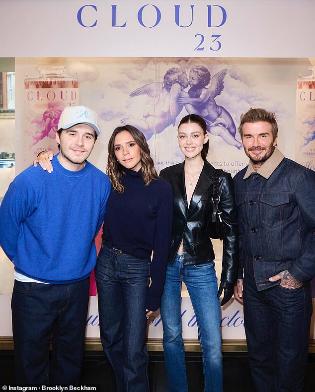 It comes after the Beckham clan came out in full force on Friday as they headed to Wholefoods in London to celebrate the launch of the sauce.