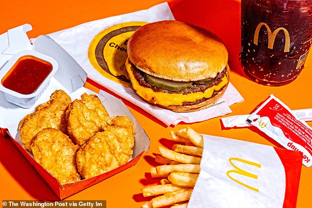 Among the options available in the £5 meal deal is a four-pack of chicken nuggets, which are usually only sold in boxes of six.