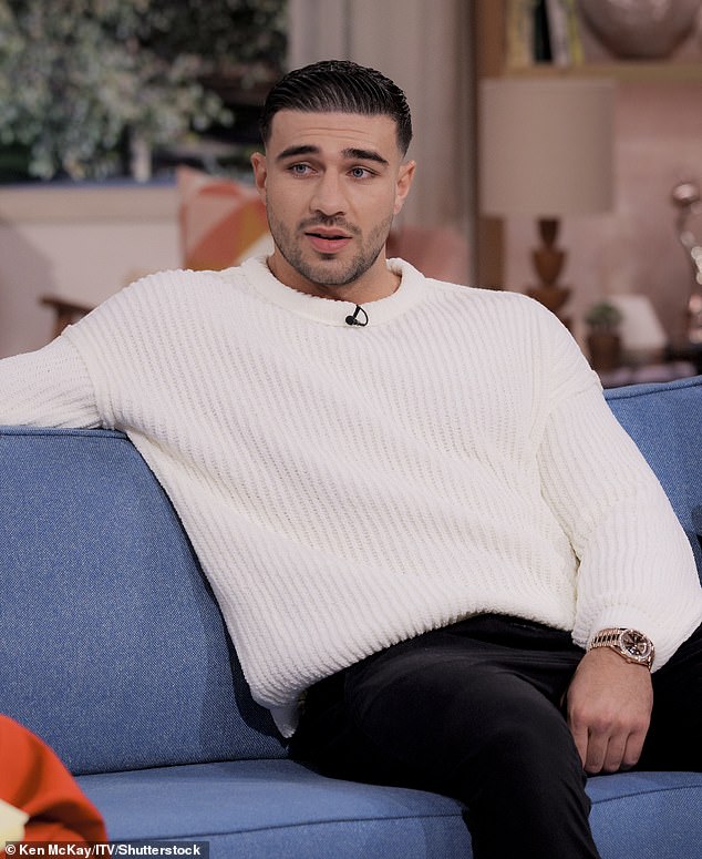 It comes after Tommy refused to address allegations he cheated on her during his first TV appearance on This Morning on Thursday (Tommy pictured on This Morning this week).