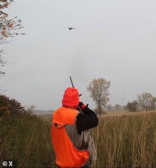 Walz in 2019 at the inauguration of the governor's pheasant hunt