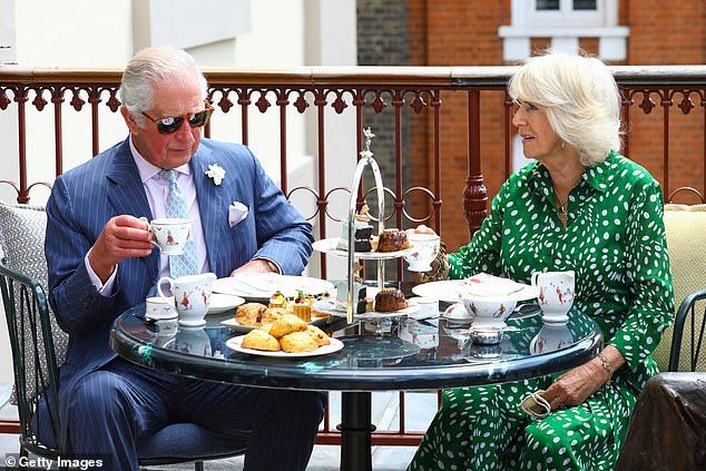 In 2022, in an interview with her son Tom in Mail On Sunday's You magazine, Camilla (pictured in 2021 in London with the King) confessed that her cooking skills are limited.