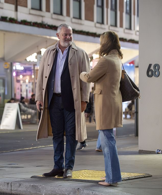 It also saw him filming scenes for the third Downton Abbey film, which will be released on Netflix, before she was pictured arriving at a farewell party in Kings Cross two weeks ago.