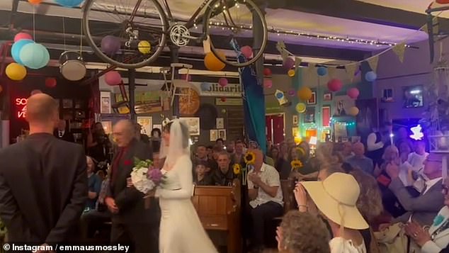 The couple has spoken of their joy at receiving 100 guests in a 