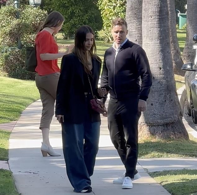 The co-founder and former Chief Commercial Officer (CCO) of The Honest Company also wore a pair of black sneakers while carrying a Channel bag over her shoulder.