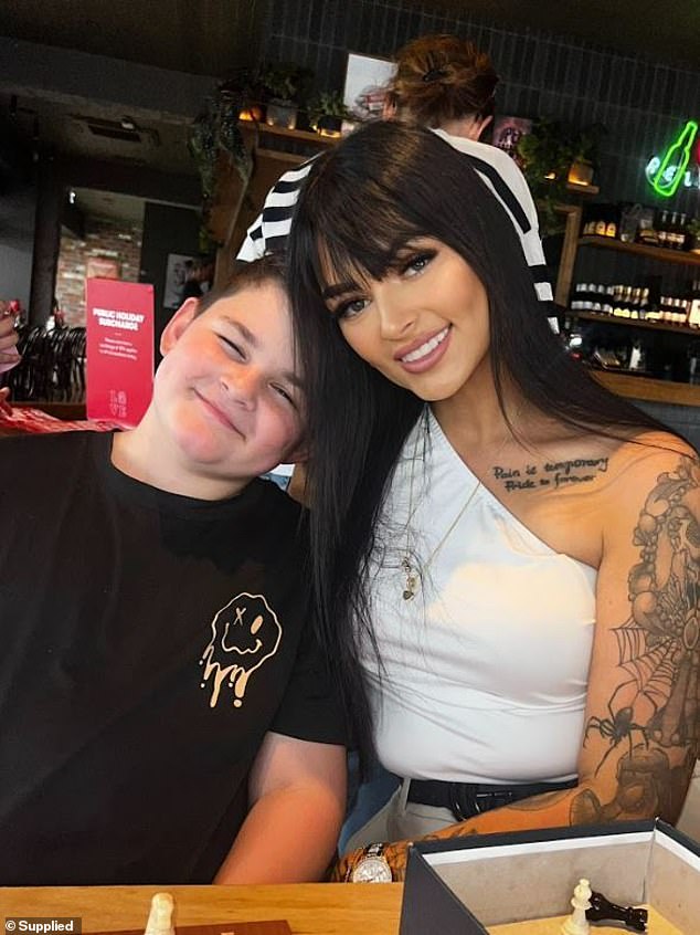 With her new body and newfound confidence, Kimmie is ready to embrace life on her own terms (pictured with her oldest son).