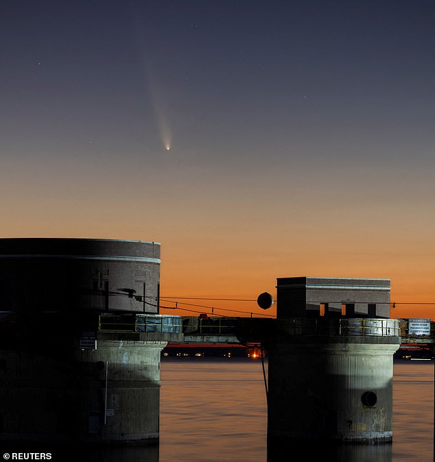 The comet will not fly through Earth's skies for another 80,000 years and was last seen 8,000 decades ago.