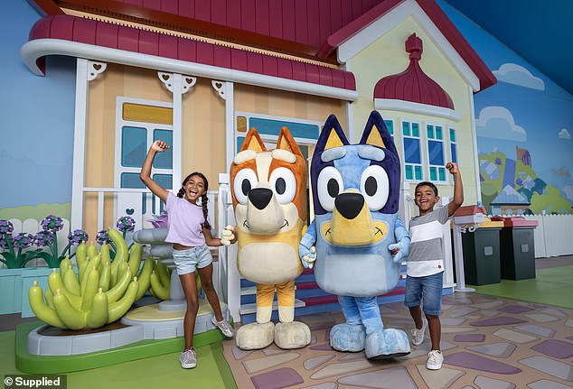 Newly released images of Bluey's World give fans their first look at the vibrant, gigantic sets that bring the iconic Heeler to life in his home, backyard and beyond.