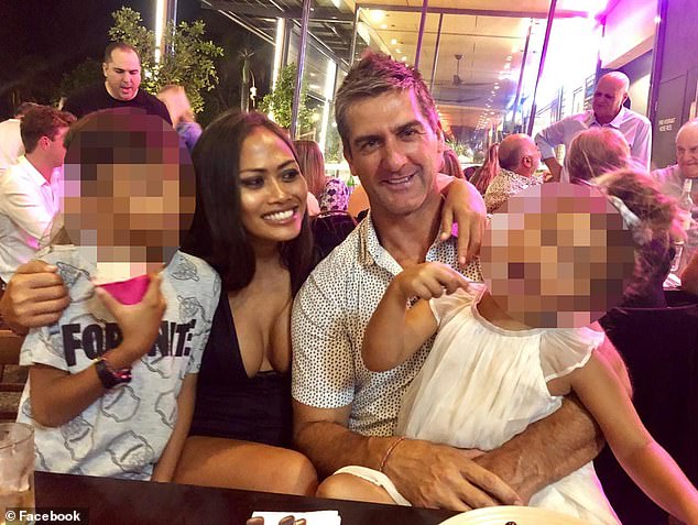 Sarnanitha Olarenshaw (left) alleged that her ex-husband (right) and two other Australians own the salon.