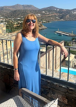 Mrs. Epstein at the Wyndham hotel, Crete