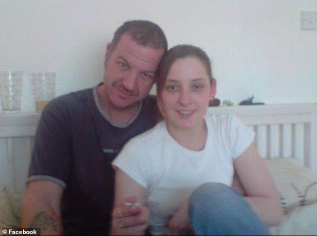 Weatherall and his wife Hayley before she was jailed for attempting to murder him three times.