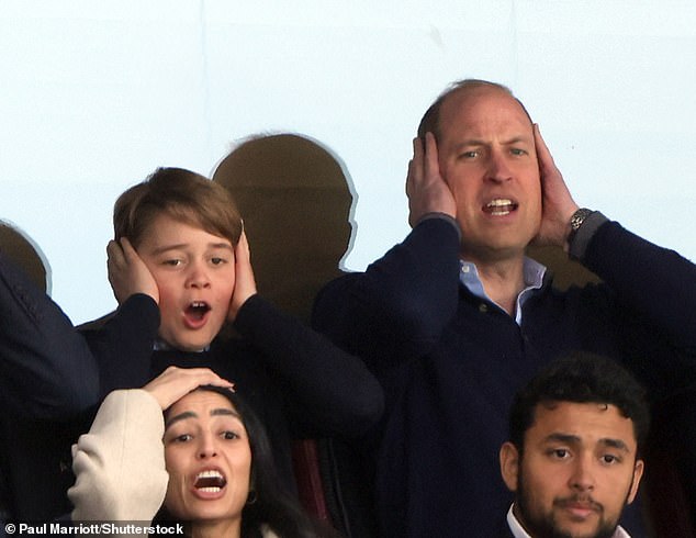 Prince George and Prince William will watch Aston Villa play Nottingham Forest in March 2023