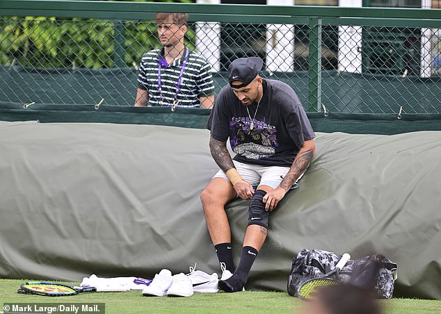 A series of injuries have sidelined Kyrgios over the past year, with the Australian star playing just one competitive match in the last two years.