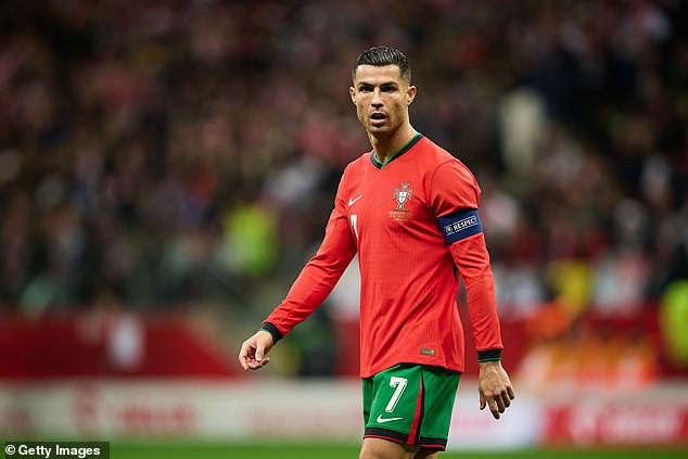 Paim suggested during a podcast appearance last year that he had more football talent than Cristiano Ronaldo (pictured), who responded by asking: 