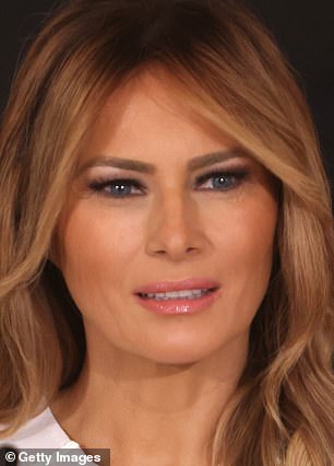 Melania Trump photographed in 2020