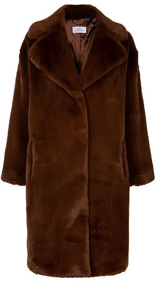 Issy London Faux Fur Coat, £259