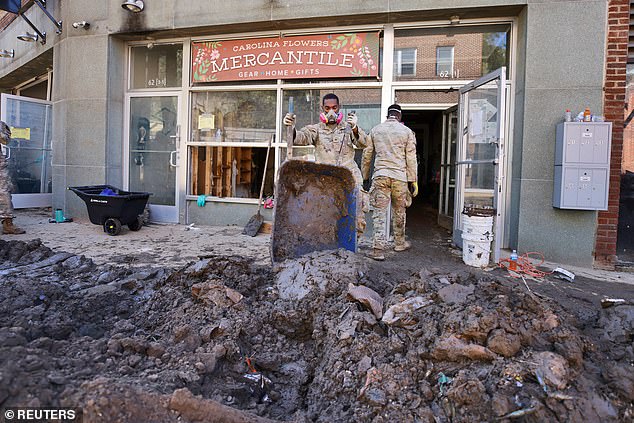 North Carolina continues to recover after it was hit by Hurricane Helene earlier this month.