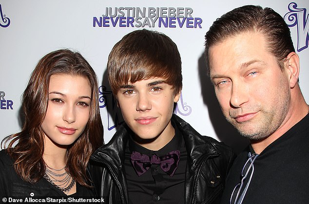 Hailey's family tensions have also impacted Justin's relationship with the Baldwins, with the source claiming, 'Justin doesn't get along with his family' (pictured in 2011).