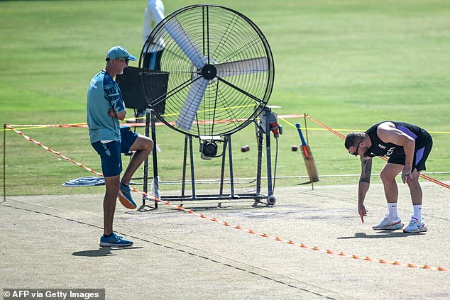 Pakistan coach Jason Gillespie could be seen gesturing sadly as he pored over a strip imposed on them by the board's new selection panel.