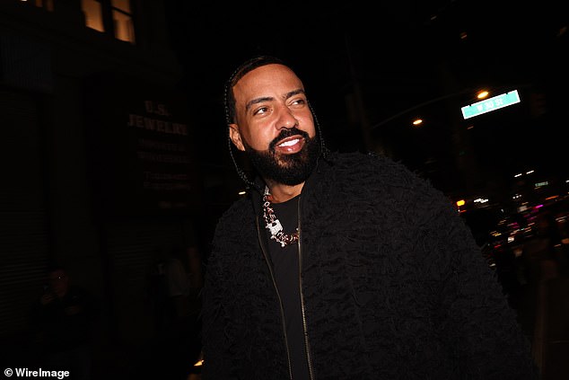 Singer French Montana was among the many guests at the party.