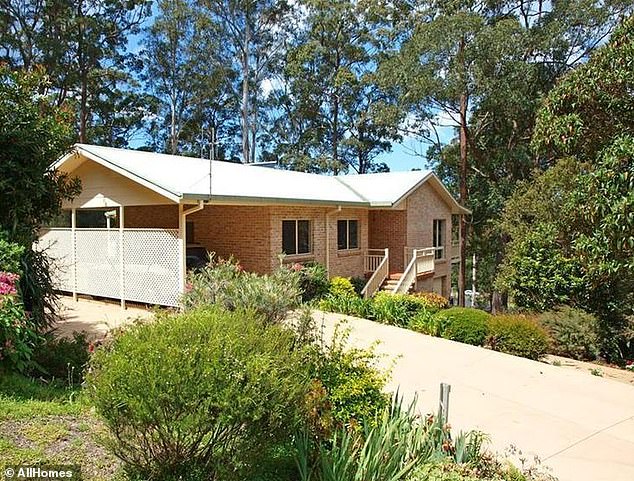 The three-year-old boy was last seen playing hide-and-seek with his sister outside this house before his disappearance.