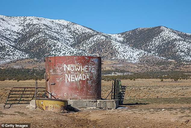 The area was once a booming mining district after silver was discovered in the nearby Shoshone Range.