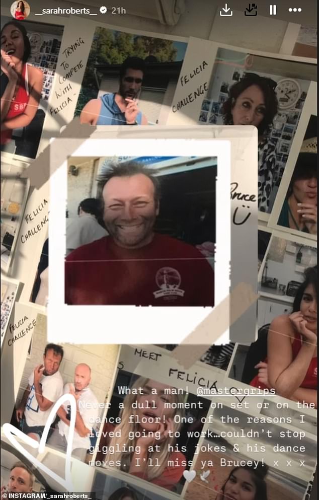 Past and present stars of the veteran show Seven took to social media to remember their beloved co-worker. Sarah Roberts, who left the series in 2021, posted a virtual 'scrapbook' of Home and Away cast and crew members with a photo of Murray.