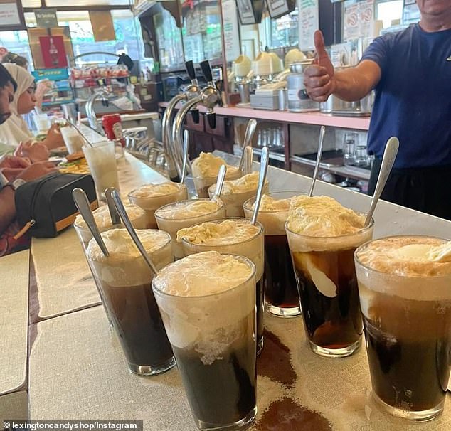 The restaurant is known for its Coca-Cola floats, which are loved by tourists and loyal customers alike.