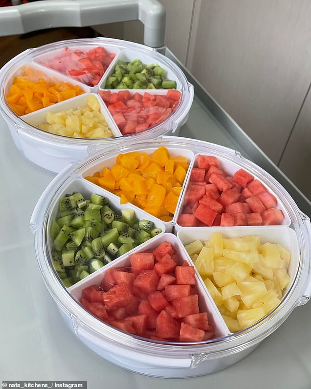 You can also use the Kmart snack box to store fresh fruit.