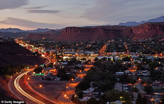 Champaign added 5,400 jobs, bringing the total to 40,400 in August of this year, while St. George (pictured) added 3,900 jobs, bringing the total to 87,500.