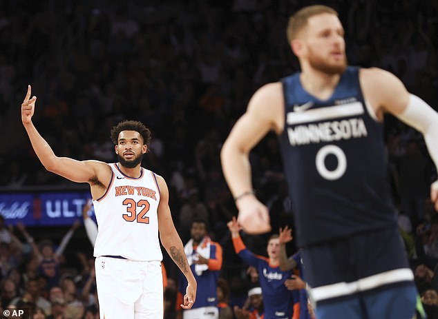 The trade was made by the Knicks to acquire Minnesota great Karl-Anthony Towns.