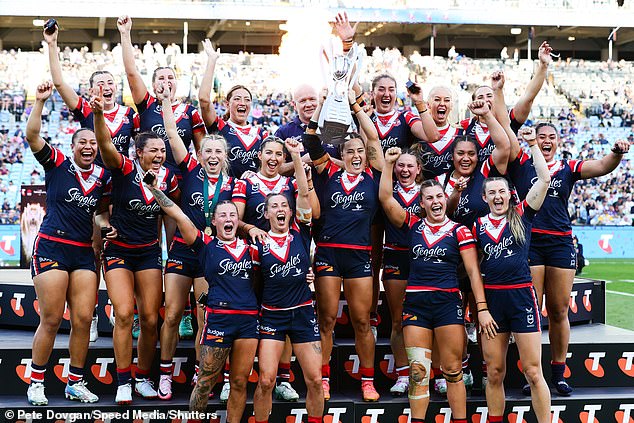 The Roosters were crowned 2024 NRLW champions after beating the Cronulla Sharks 32-28