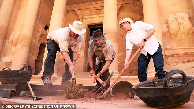 Although human remains have already been found inside tombs in Al-Khazneh, such discoveries are rare, according to experts.