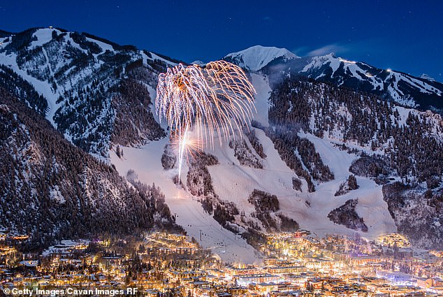 Pictured: Aspen, where prices are 50 percent higher than Snowmass.