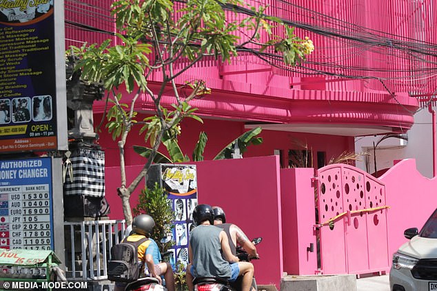 Police closed the scene, barricading it with crime scene tape and arrested eight people, including Melbourne couple Michael and Lynley Le Grand, who own a hotel empire in Bali.