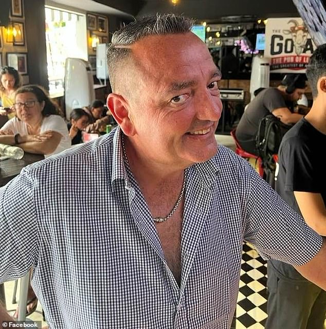 Michael Le Grand inside one of his Bali Goat pubs, on Legian Beach on the island paradise