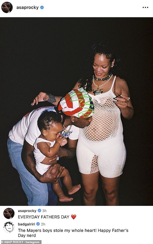 The mother of two shares children RZA, two, and Riot, one, with ASAP, 36.