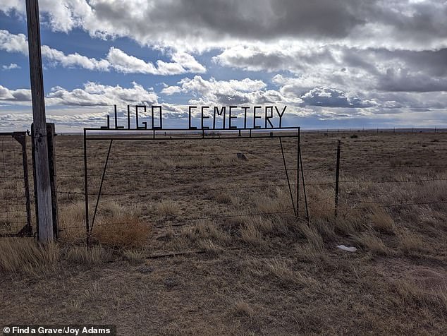 Sligo Cemetery in northern Colorado. Many of the graves were of children who probably died from the Spanish flu in the early 20th century.