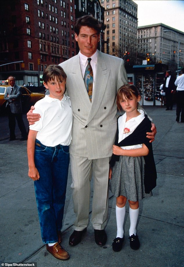 It is believed to show aspects of her late father unknown to the public, before he tragically died from heart failure in 2004, aged 52 (pictured with Matt and Alexandra in 1995).