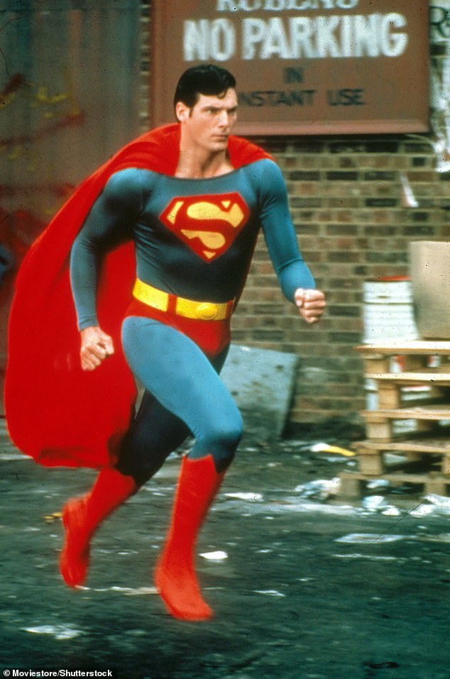 Christopher Reeve as the iconic Superman