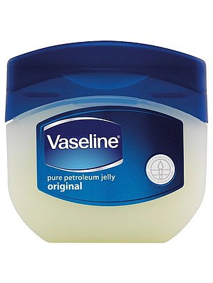 Instead, he recommends Vaseline, which is 100 percent Vaseline.