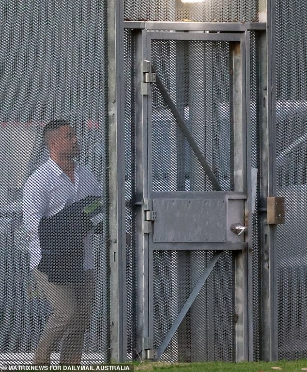 The appointment of the 36-year-old (pictured leaving jail after serving time for a rape conviction that was later overturned) was approved by the NRL.