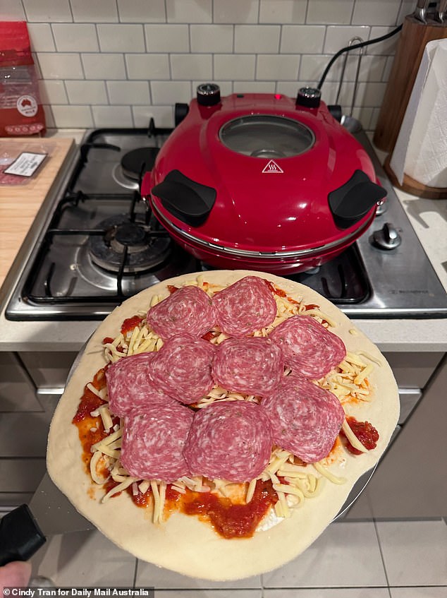 I decided to try the budget pizza maker to see if it lived up to expectations. he didn't do it