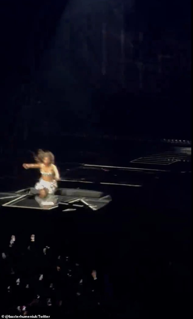 Olivia took fan footage from the Melbourne concert and pieced together her fall earlier in the video. She captioned her post with 'subtle foreshadowing,' which sent her fans into a frenzy in the comments.