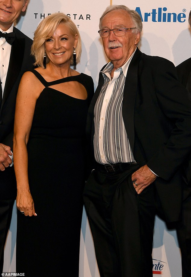 Negus was diagnosed with dementia about five years ago and as of late 2021 was living in a senior center in Sydney. He is pictured with 60 Minutes reporter Liz Hayes.