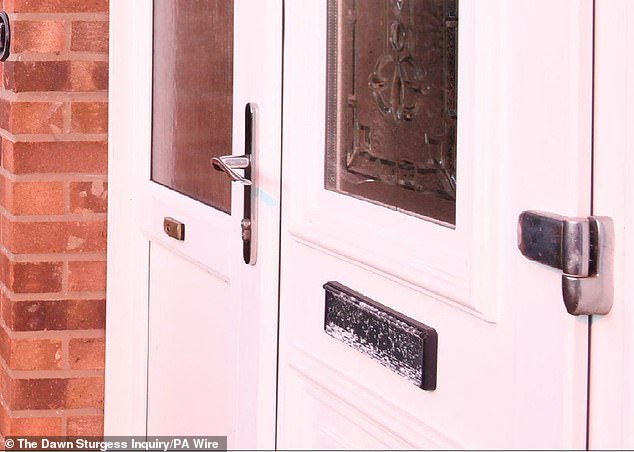 The doorknob of Skripal's house, on which Novichok is believed to have been smeared.