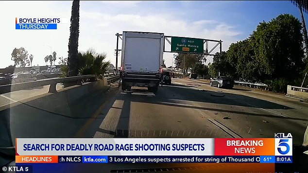 The fatal shooting took place last Thursday around 4 pm in Los Angeles on the northbound 5 Freeway near South Lorena Street in the Boyle Heights neighborhood.